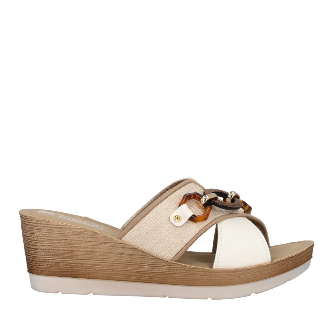 Ciabatte Donna Bianche e Beige