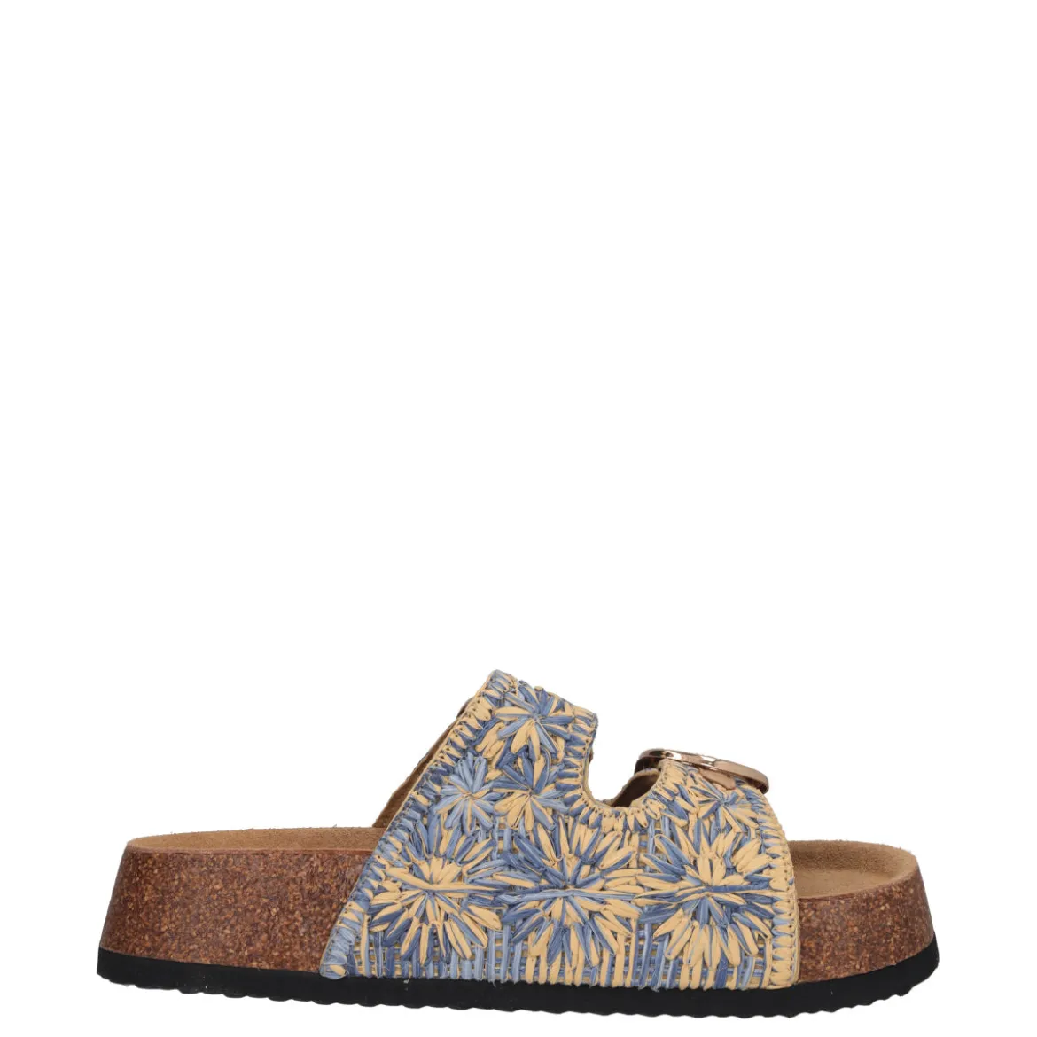 Ciabatte Donna Blu e Beige