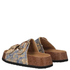 Ciabatte Donna Blu e Beige