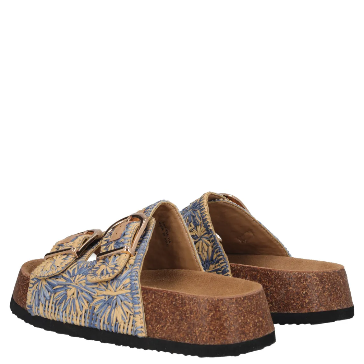Ciabatte Donna Blu e Beige
