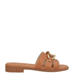 Ciabatte Donna Color Cuoio