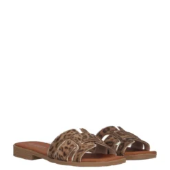 Ciabatte Donna Leopardate e Oro