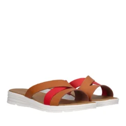 Ciabatte Donna Marroni e Rosse