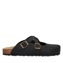 Ciabatte Donna Nere in Pelle