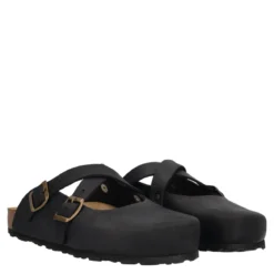 Ciabatte Donna Nere in Pelle