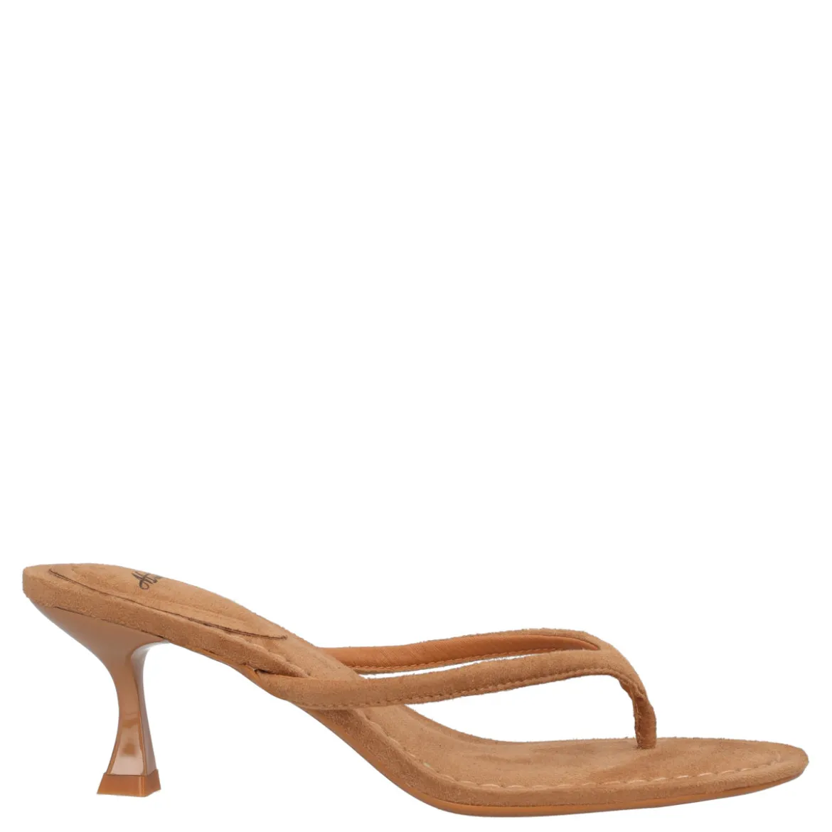 Ciabatte Infradito con Tacco Donna Beige