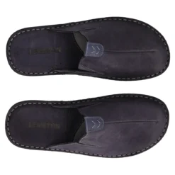 Ciabatte Uomo Blu in Pelle