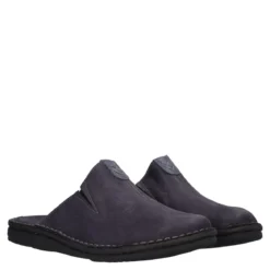 Ciabatte Uomo Blu in Pelle