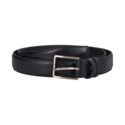 Cintura Uomo Blu Scuro Vitello