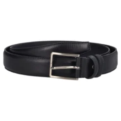 Cintura Uomo Blu Scuro Vitello