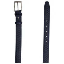 Cintura Uomo Blu Treccia