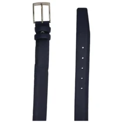 Cintura Uomo Blu Vitello
