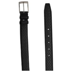 Cintura Uomo Nera Treccia