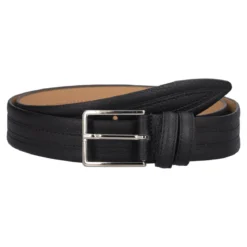 Cintura Uomo Nera Vitello