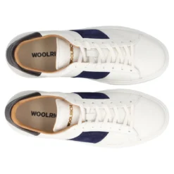 CLASSIC COURT BAND MAN BLUBBER Sneakers Uomo Bianche, Blu e Marroni
