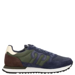 CLUB Sneakers Uomo Blu in Pelle