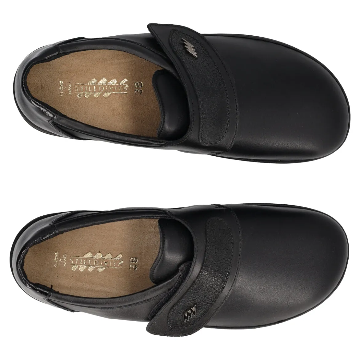 Comfort Donna Nere in Pelle