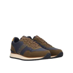 COSMOS 01 Sneakers Uomo Blu e Marroni