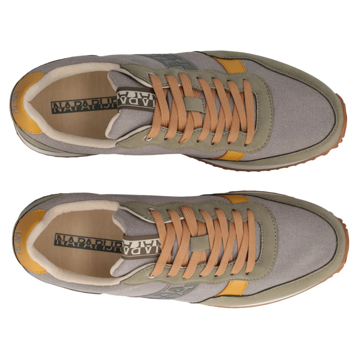 COSMOS 01 Sneakers Uomo Grigie e Verdi