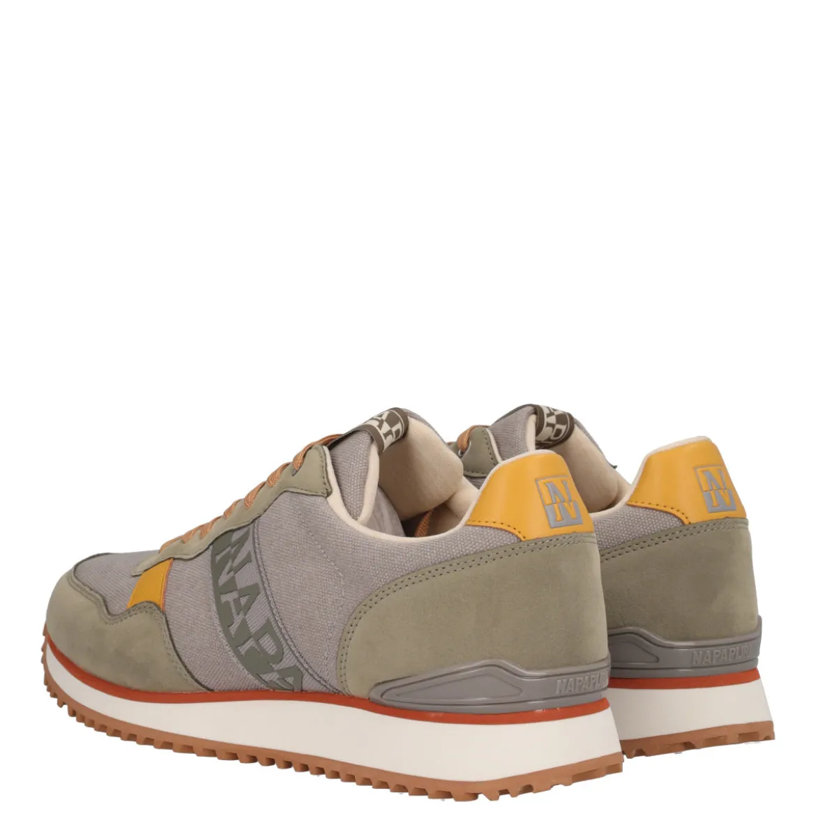 COSMOS 01 Sneakers Uomo Grigie e Verdi