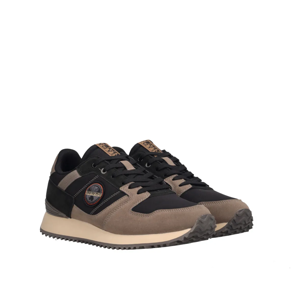 COSMOS 02 Sneakers Uomo Nere e Taupe