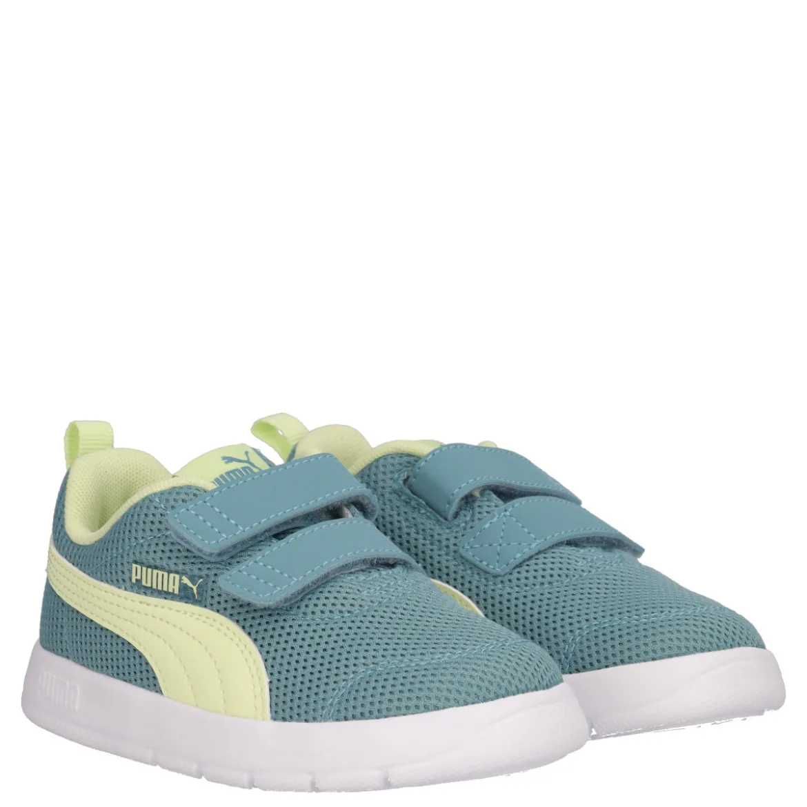 COURTFLEX V3 MESH INF Sneakers Junior verdi e Gialle