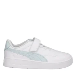 COURT LALLY AC PS Sneakers Bambini Bianche e Verde Acqua
