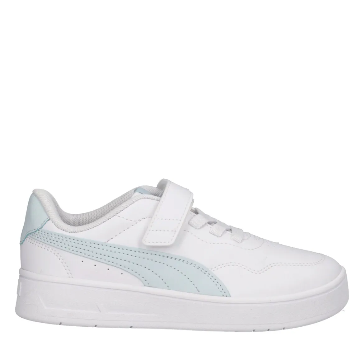 COURT LALLY AC PS Sneakers Bambini Bianche e Verde Acqua