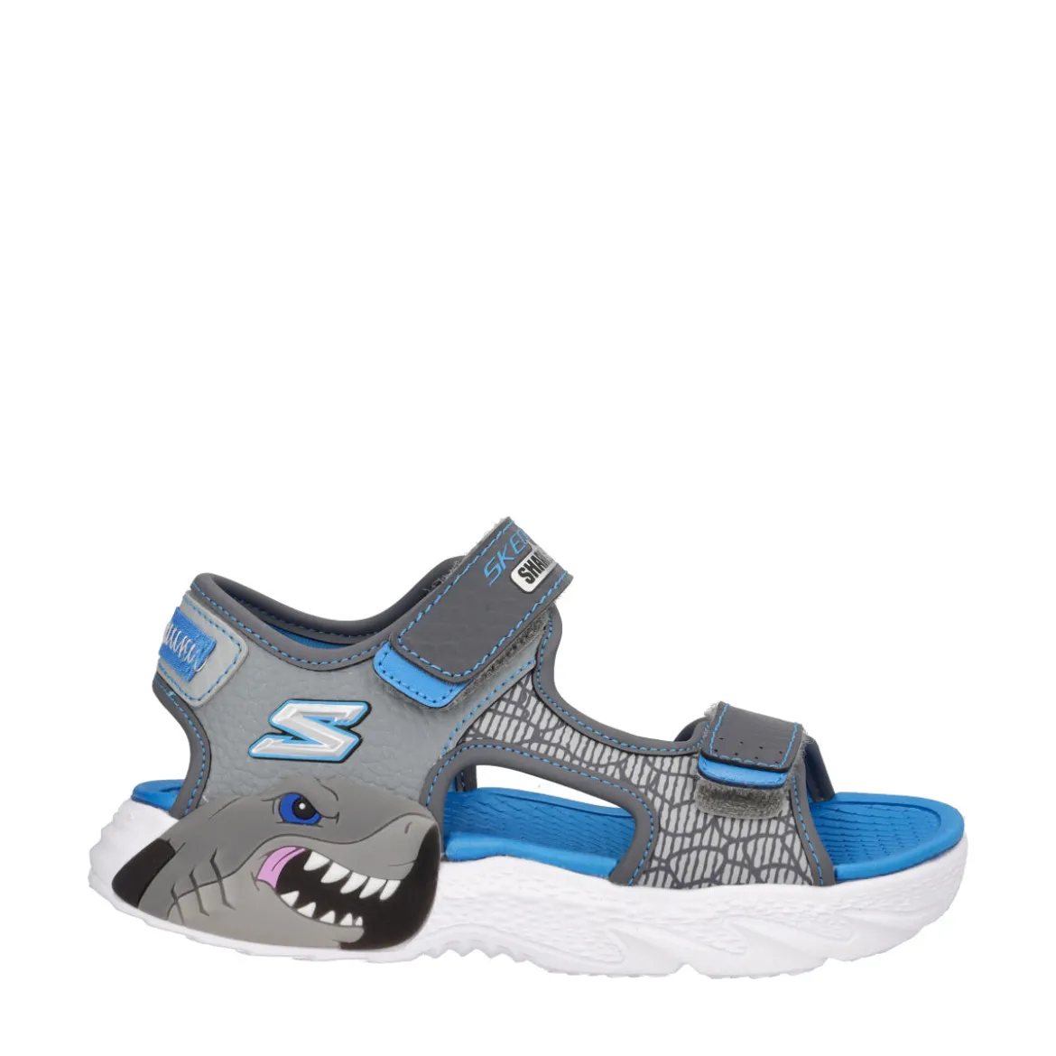 CREATURE SPLASH Sandali Bambino Grigi e Azzurri con Squali