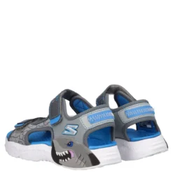 CREATURE SPLASH Sandali Bambino Grigi e Azzurri con Squali