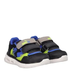 CRILLO Sneakers Bambino Nere, Blu e Grigie con Luci