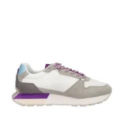 CRUZ MIX Sneakers Donna Bianche, Grigie e Viola