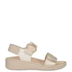DAYANA Sandali comfort Donna Oro e Beige