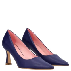 Décolleté Blu tacco 8 cm