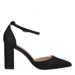 Décolleté Donna Nera Glitter Tacco alto 9 cm