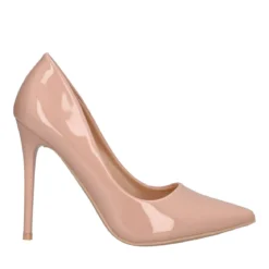 Décolleté Donna Nude Lucida Tacco a Spillo 11 cm