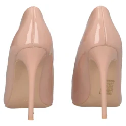 Décolleté Donna Nude Lucida Tacco a Spillo 11 cm