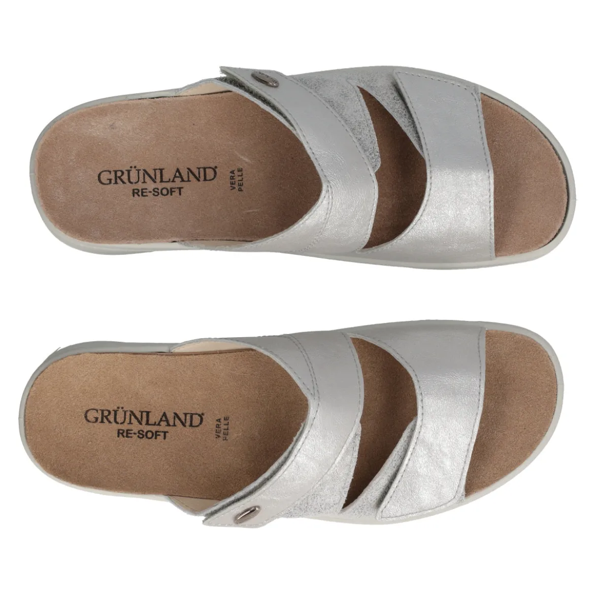 DIDA Ciabatte Comfort Donna Argento
