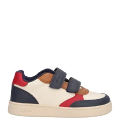 ECLYPER Sneakers Bianche Blu e Rosse