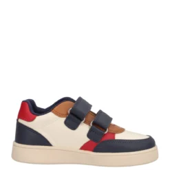 ECLYPER Sneakers Bianche Blu e Rosse