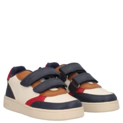 ECLYPER Sneakers Bianche Blu e Rosse