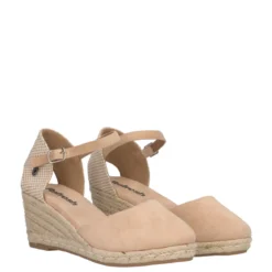 Espadrillas con Zeppa Donna Beige
