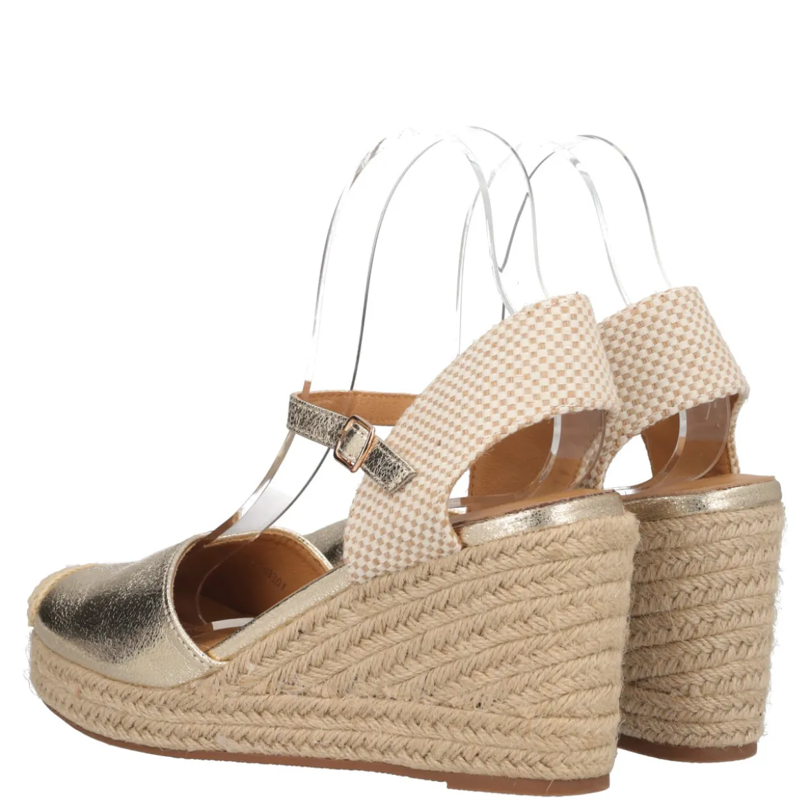 Espadrillas con Zeppa Donna Oro