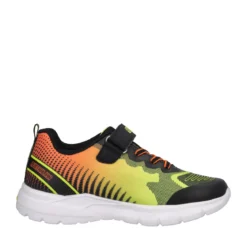 FLASH II Sneakers Bambino Nere, Gialle e Arancioni