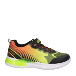 FLASH II Sneakers Bambino Nere, Gialle e Arancioni