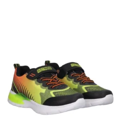 FLASH II Sneakers Bambino Nere, Gialle e Arancioni