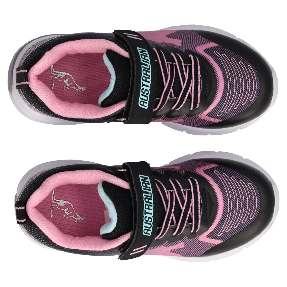 FLASH II TD Sneakers Bambina Rosa e Nere