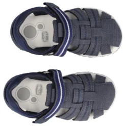 FLAX Sandali Bambino Blu Denim