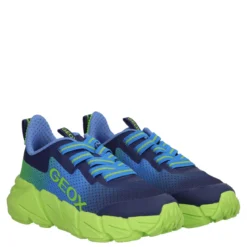 FLEXYPER Scarpe da Tennis Blu e Lime