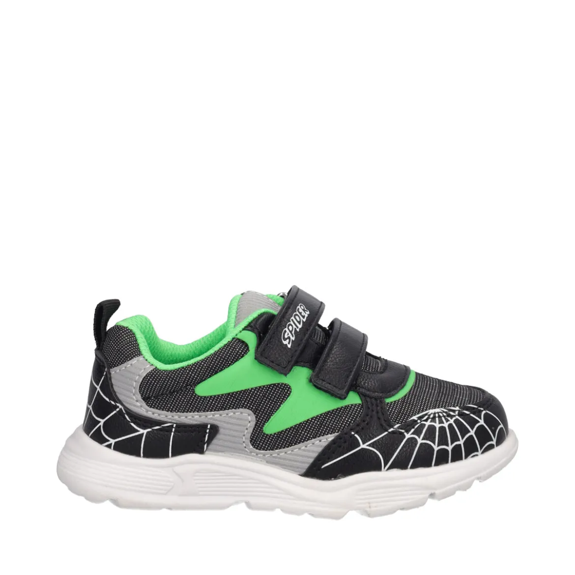 FLUID Sneakers Bambino Nere e Verdi
